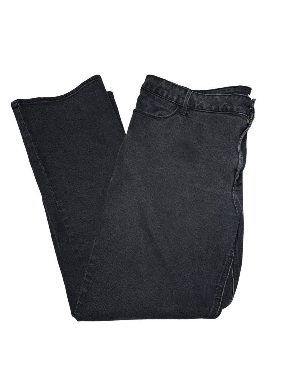 Old Navy Mid Rise Boot-Cut‎ Plus Size Women’s Black Denim Jeans Size 22